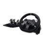 Logitech G920 Dual-Motor Feedback Driving Force Racing Wheel with Responsive Pedals for Xbox One - Black